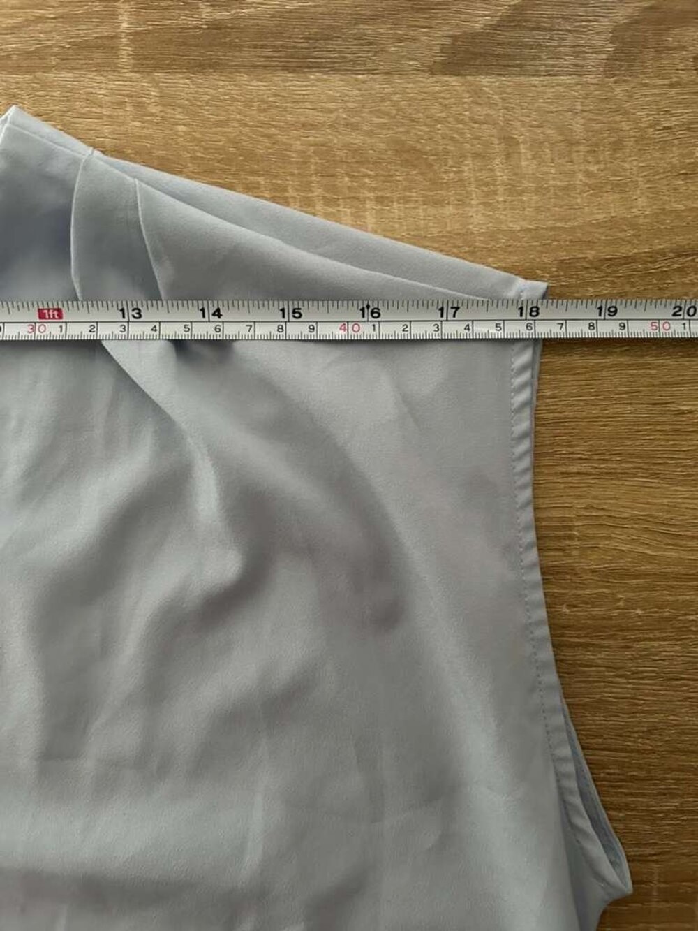 Banana Republic Light Blue V Neck Blouse XS Minimalist Office Top - Picture 5 of 10